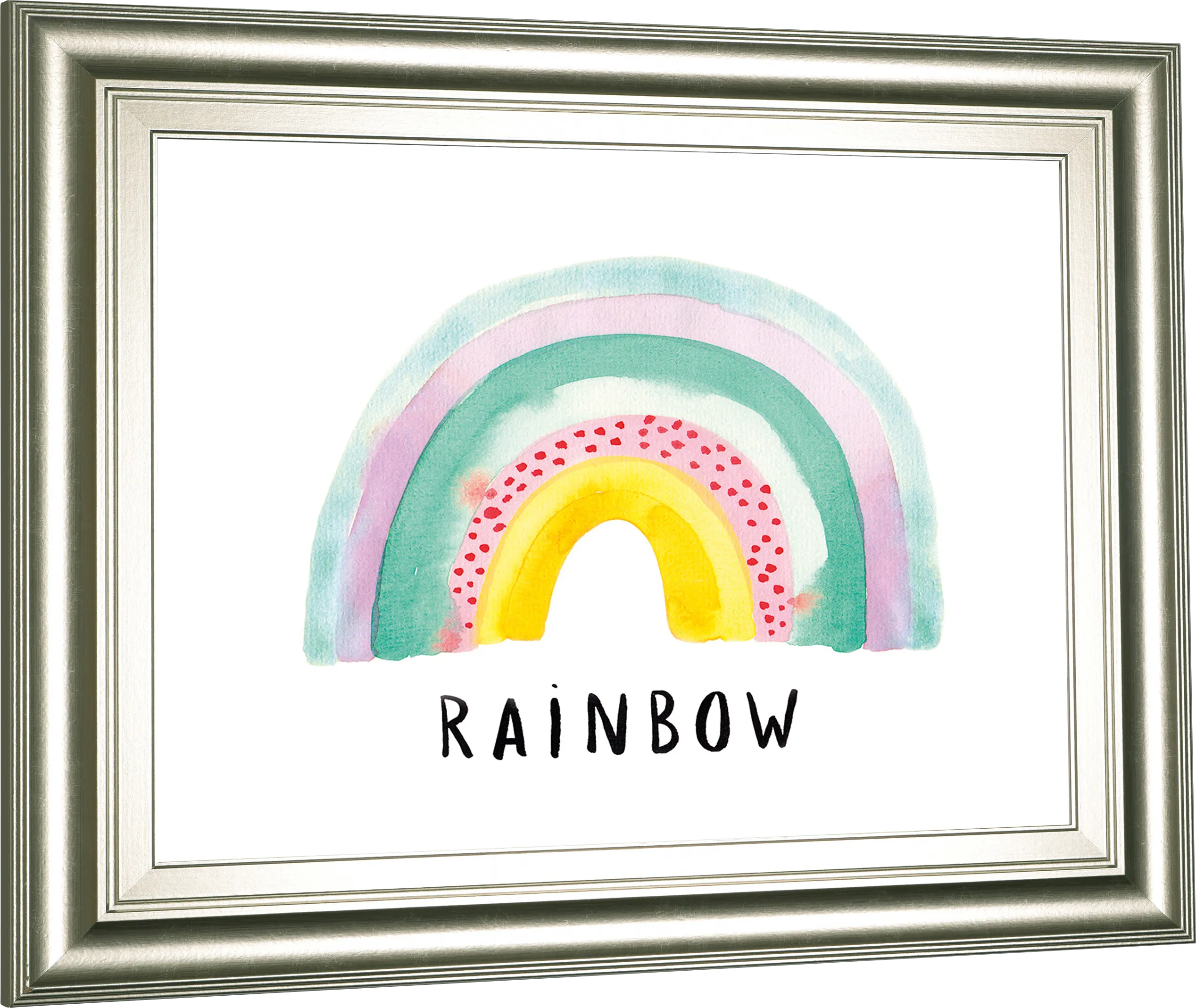 Kids Jolly Rainbow White Artwork - Thumbnail - Image 1