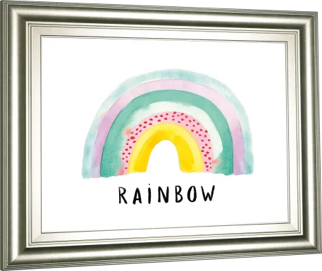 Kids Jolly Rainbow White Artwork