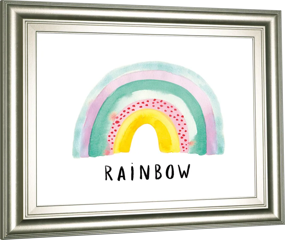 Kids Jolly Rainbow White Artwork
