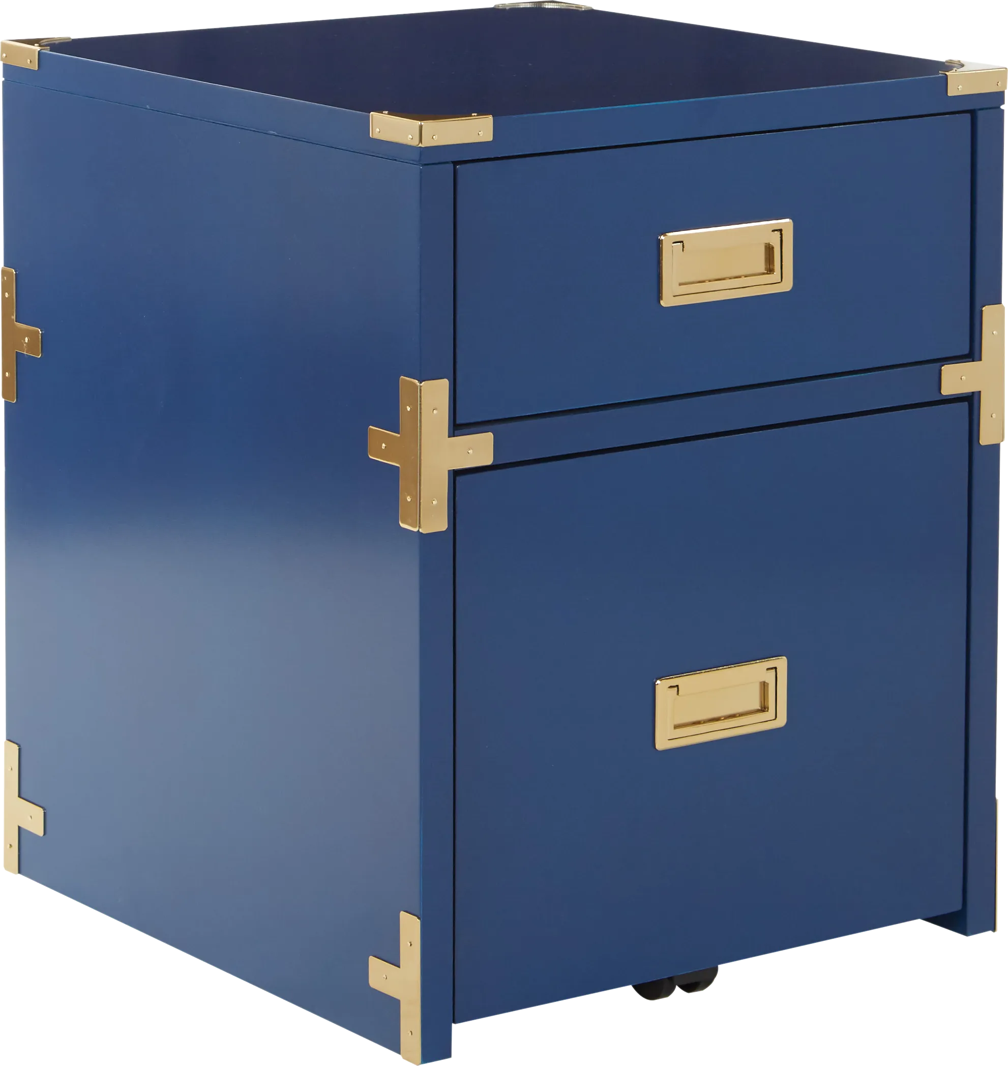 Wynkoop Blue File Cabinet - Thumbnail - Image 1