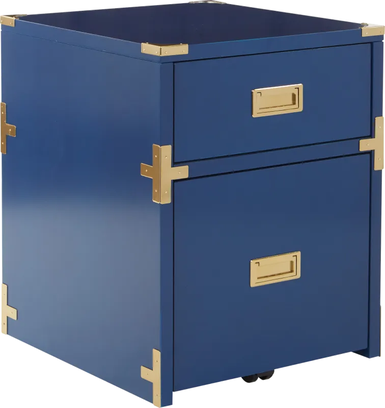 Wynkoop Blue File Cabinet