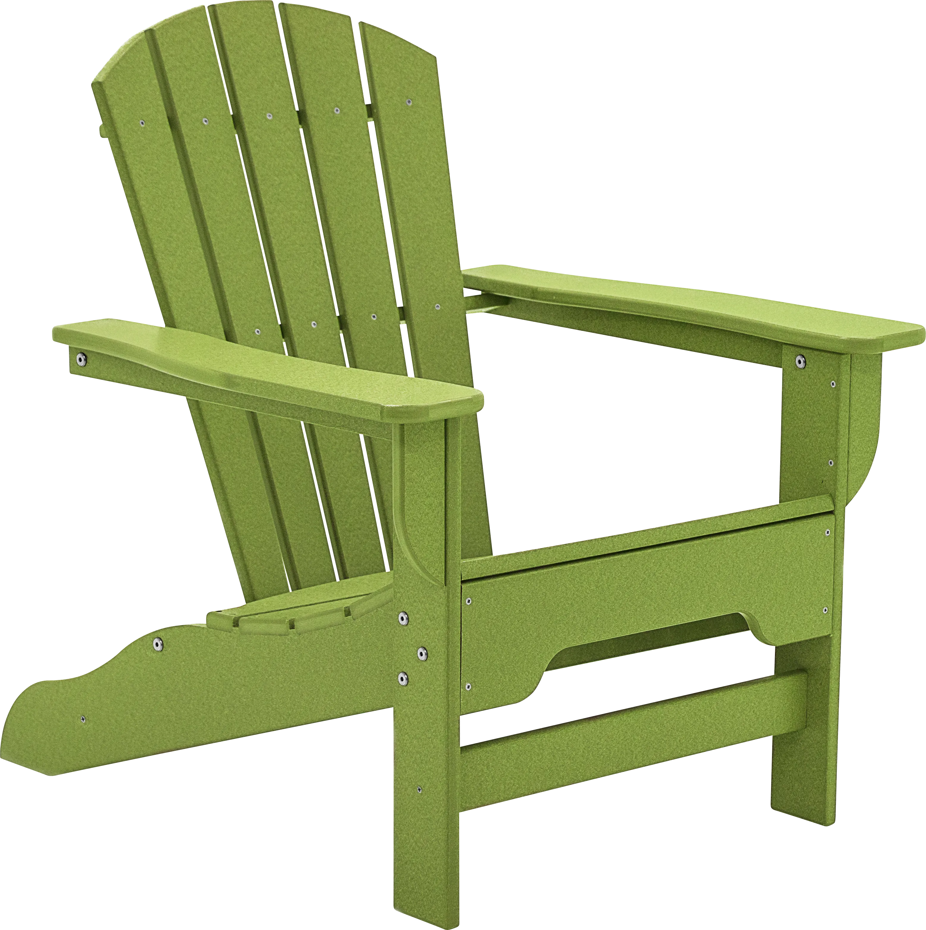 Danverton Vibrant Lime Outdoor Adirondack Chair - Thumbnail - Image 1
