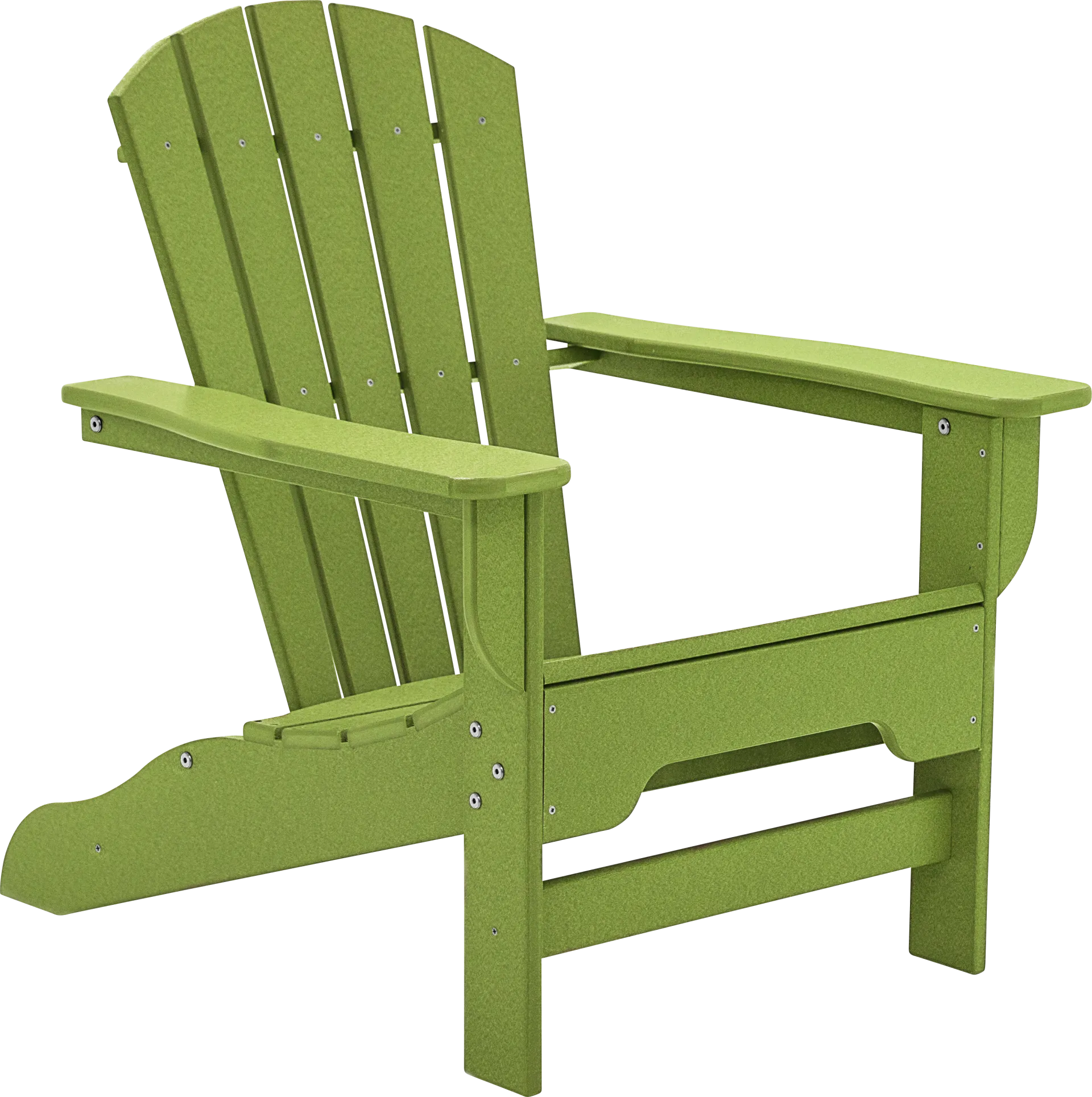Danverton Vibrant Lime Outdoor Adirondack Chair - Image 1