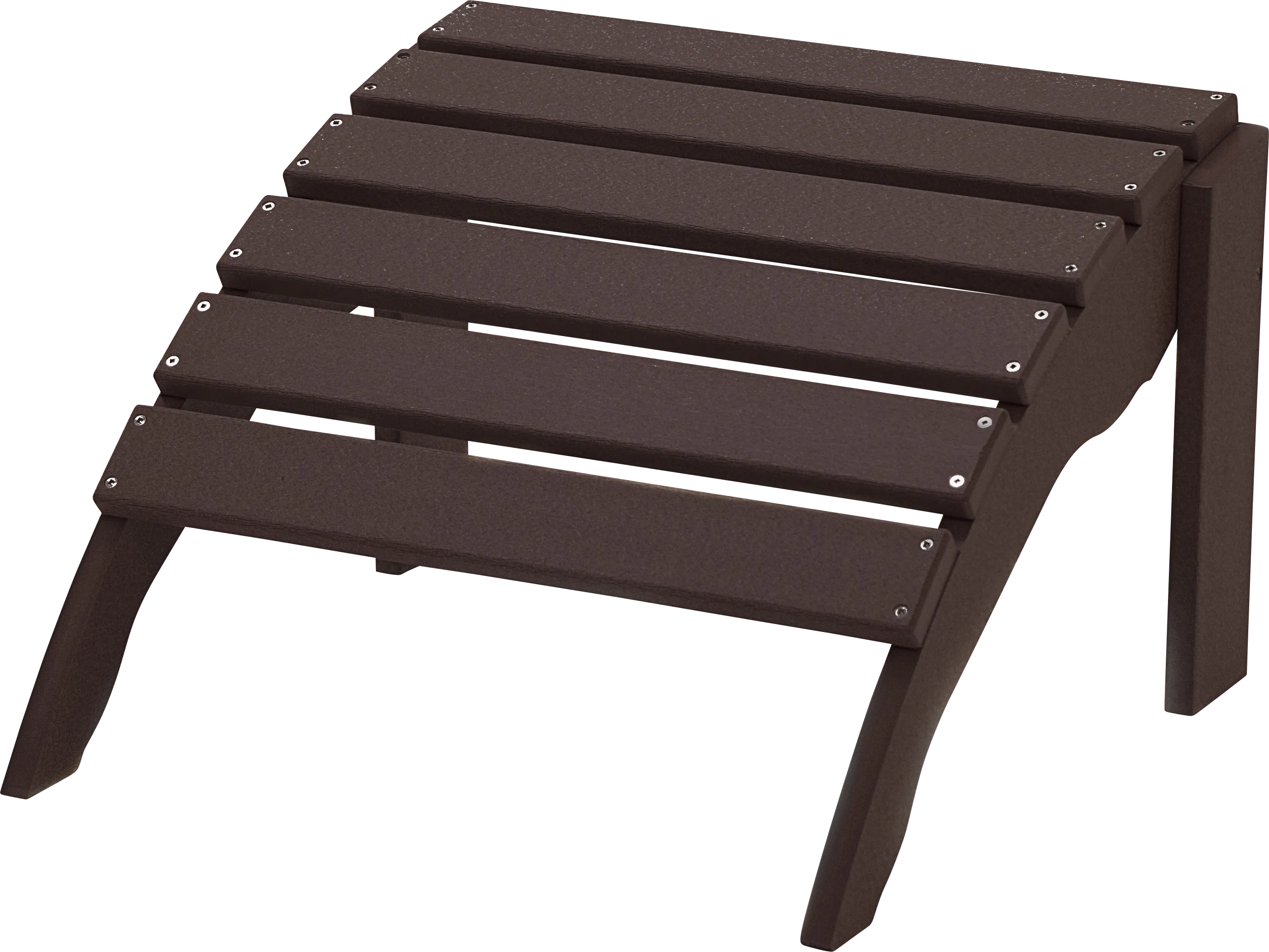 Harpwell Traditional Espresso Outdoor Ottoman - Thumbnail - Image 1