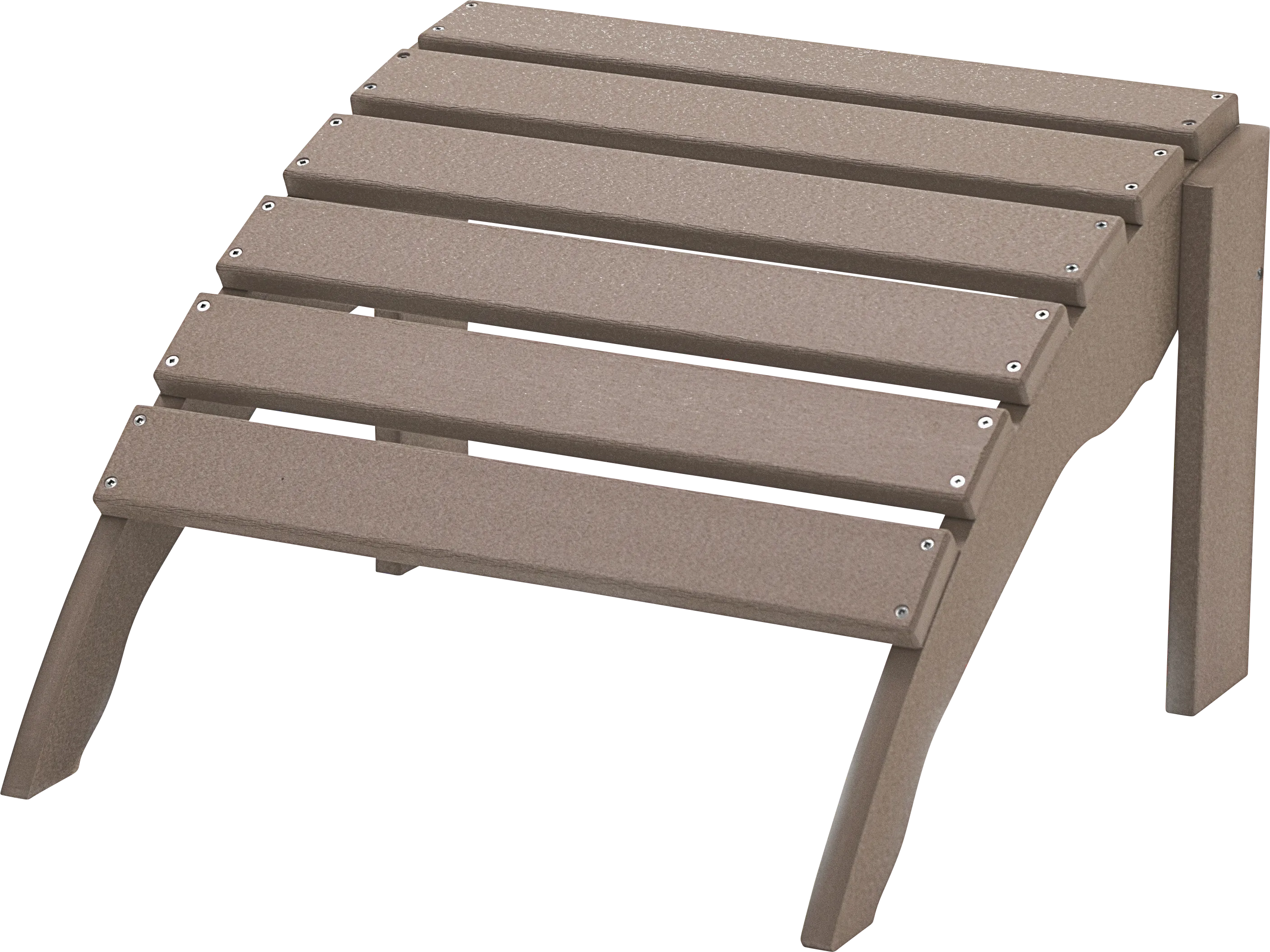 Harpwell Traditional Tan Outdoor Ottoman - Thumbnail - Image 1