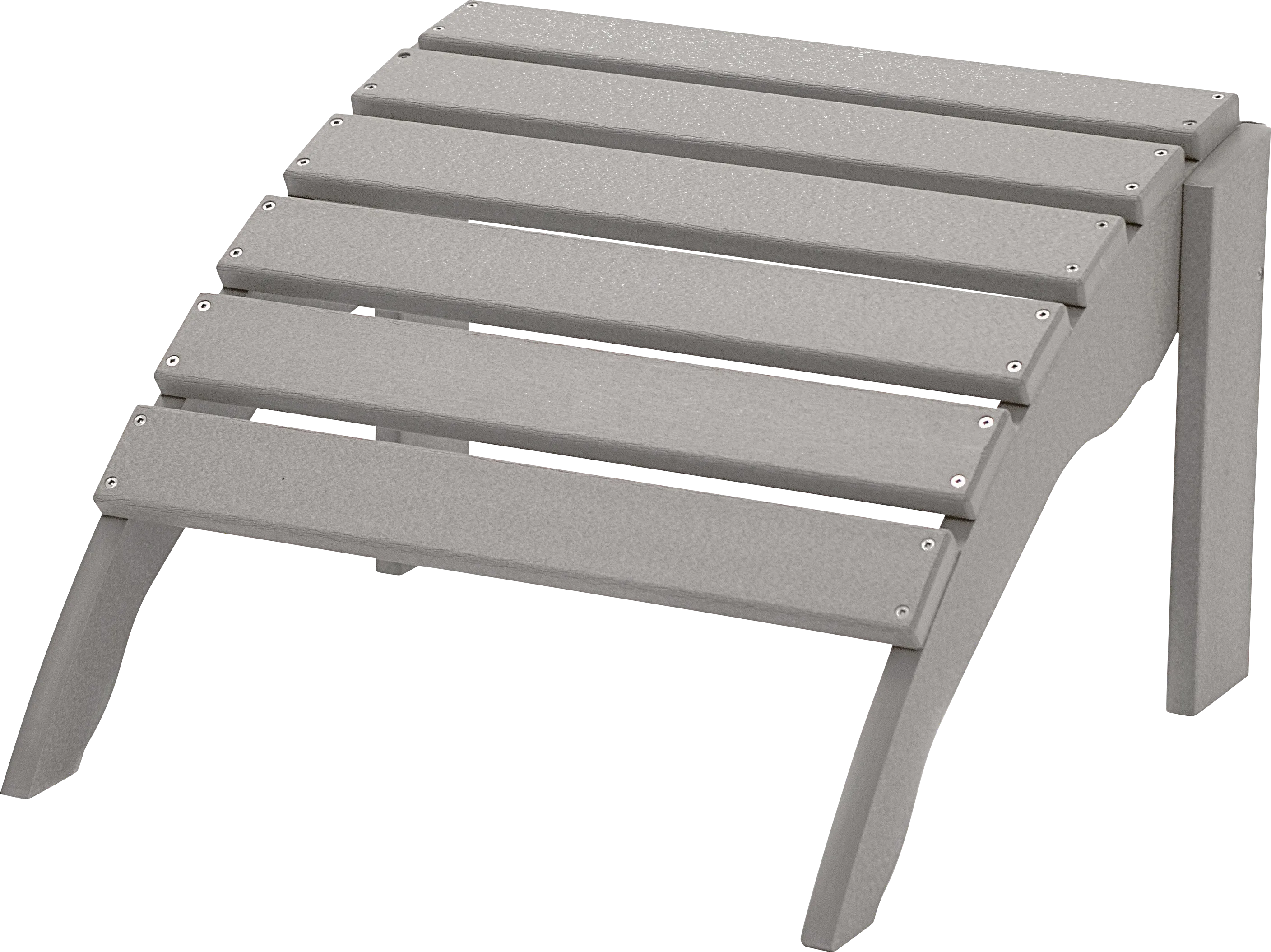 Harpwell Traditional Light Gray Outdoor Ottoman - Thumbnail - Image 1