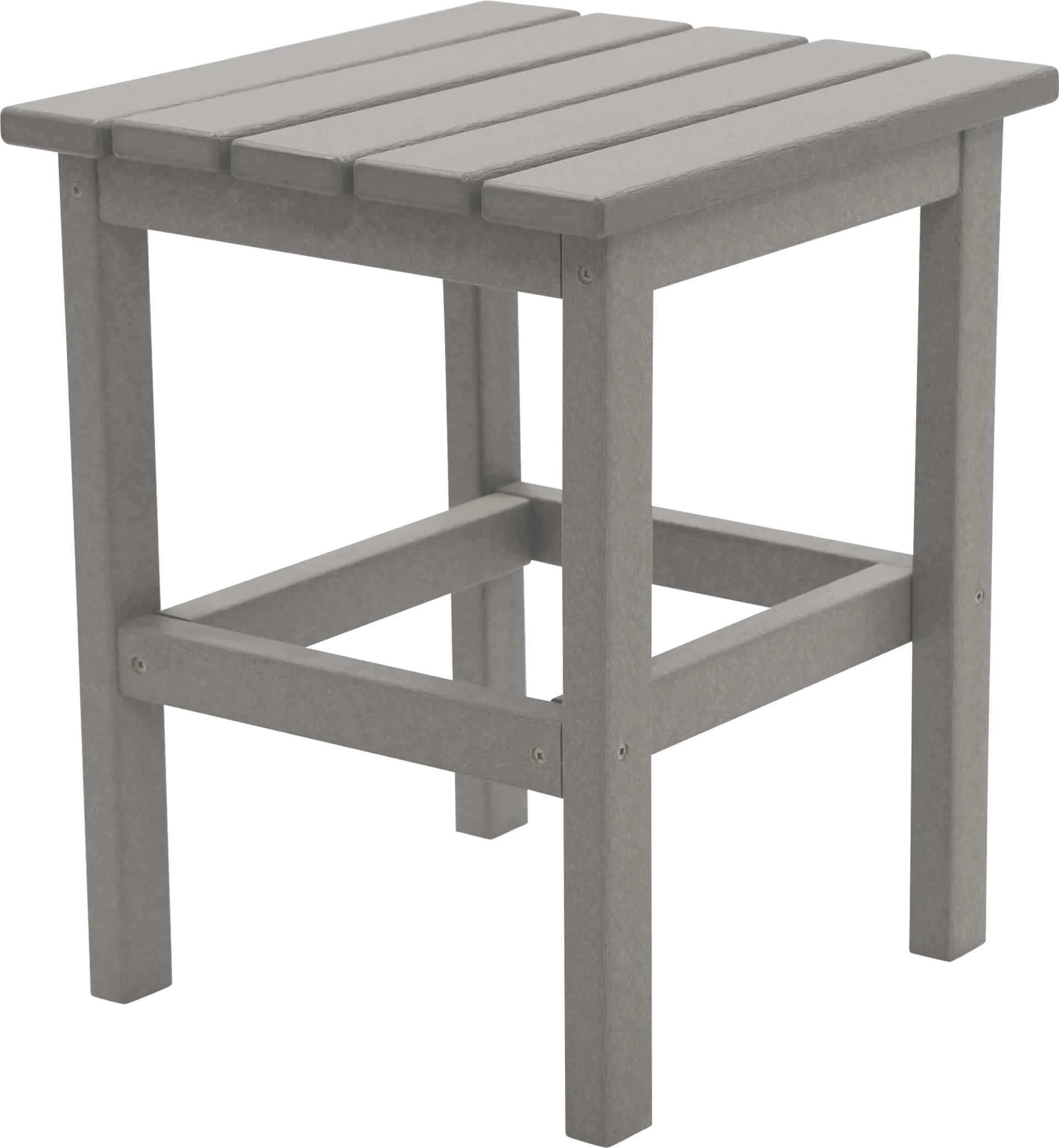 Bayfield Park Traditional Light Gray Outdoor Side Table - Image 1