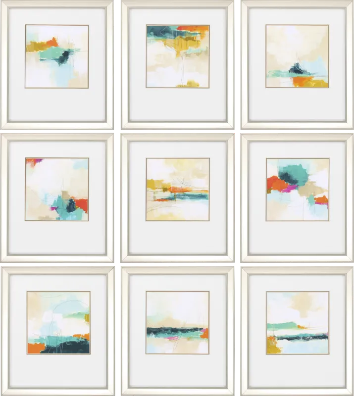 Atmospheric Multi Artwork, Set of 9