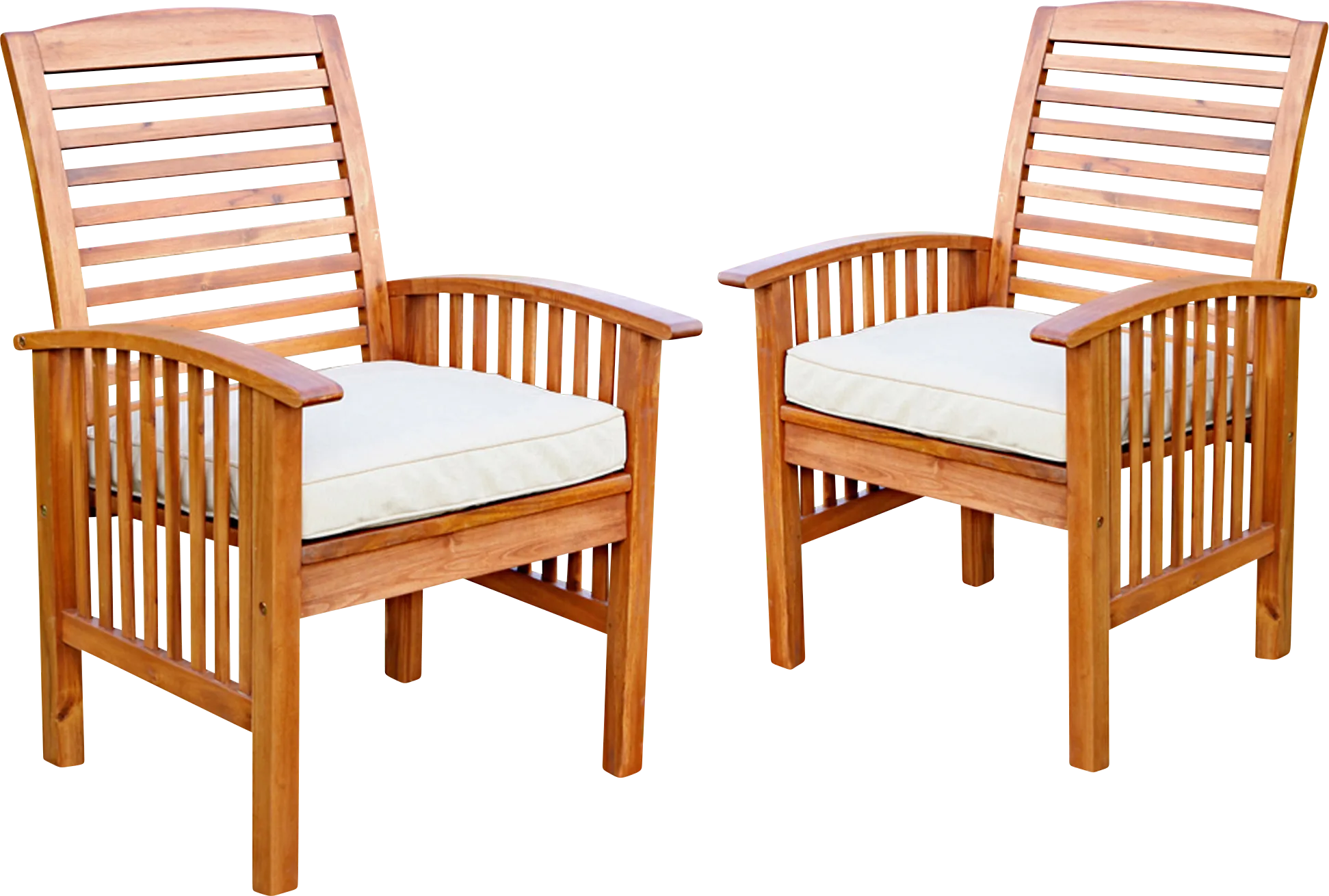 Dunsmere Brown Outdoor Accent Chair, Set of 2 - Thumbnail - Image 1