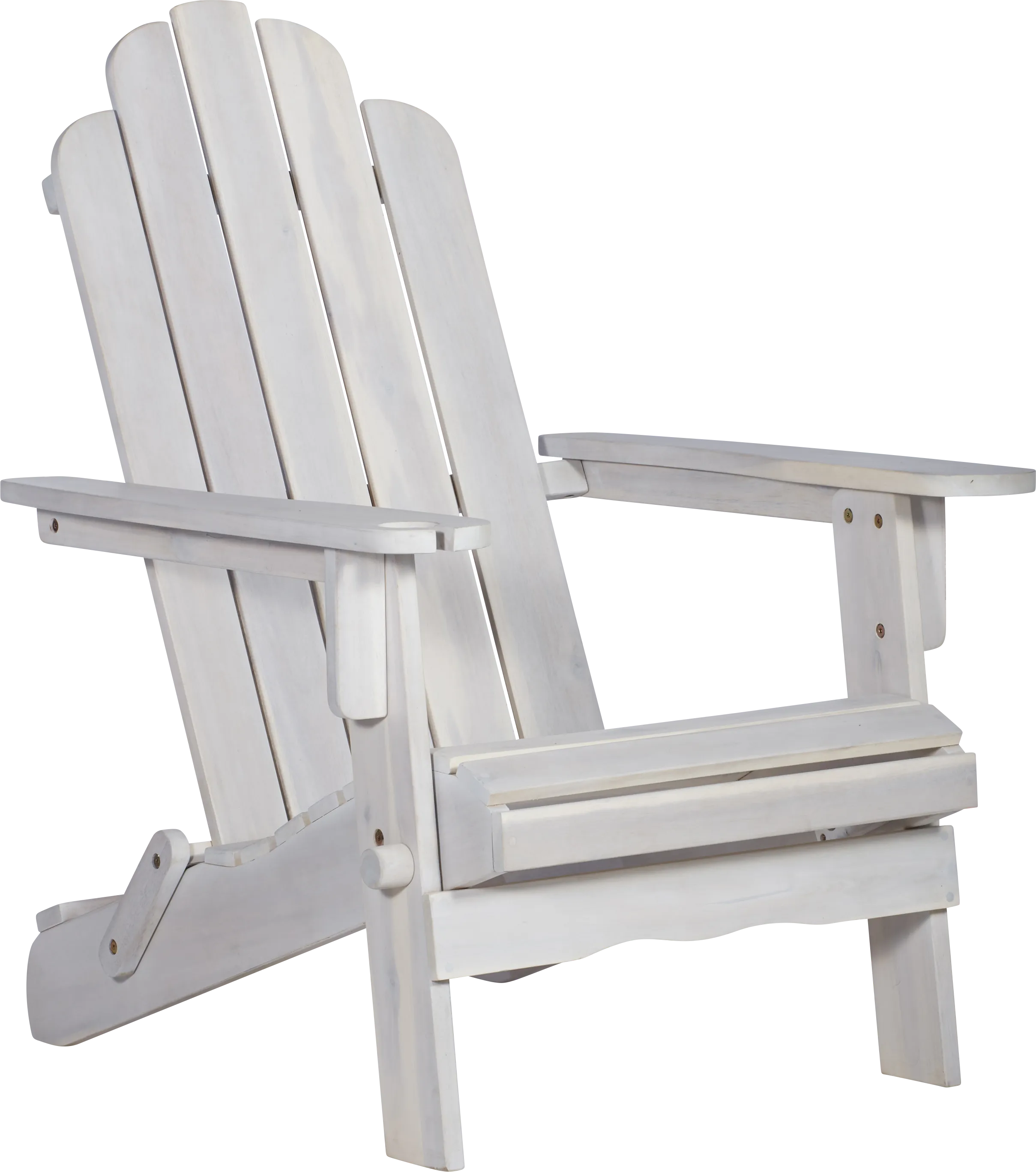 Wonsley White Outdoor Adirondack Chair - Thumbnail - Image 1