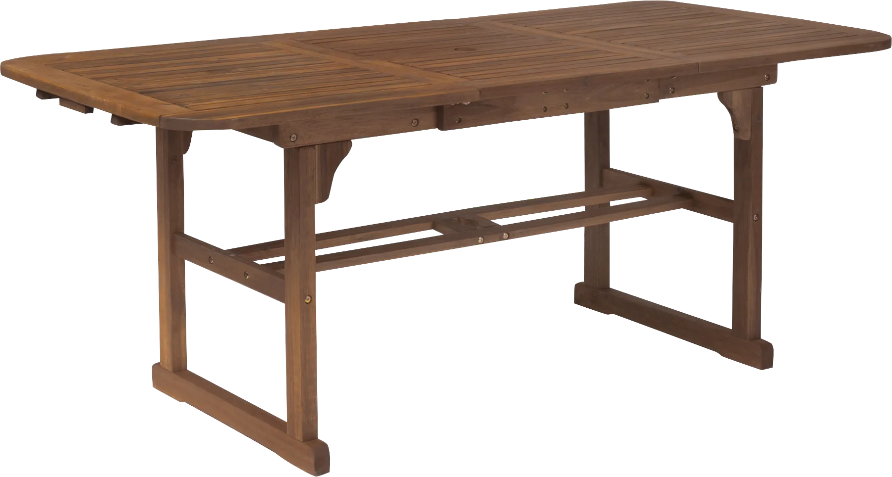 Eastline Dark Brown Outdoor Dining Table - Image 1