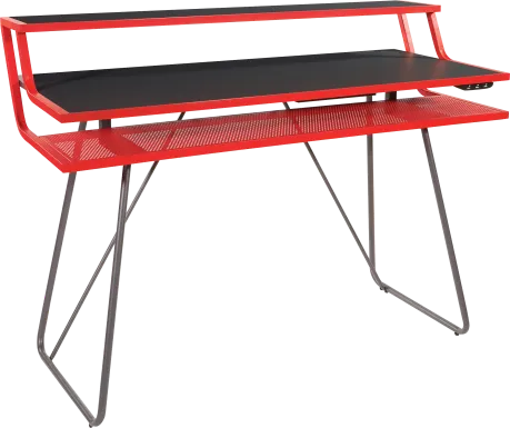 Kids Padme Red Gaming Desk
