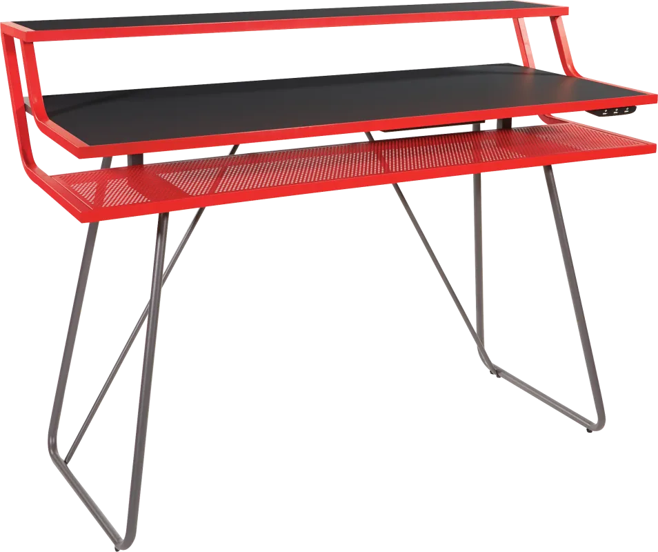 Kids Padme Red Gaming Desk