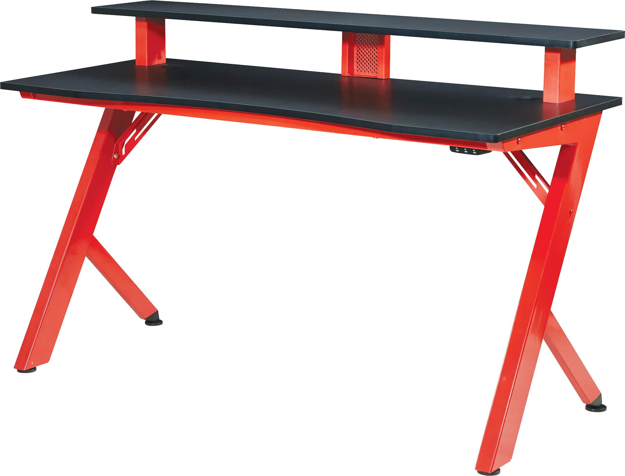 Antinous Red 54 in. PC Gaming Desk