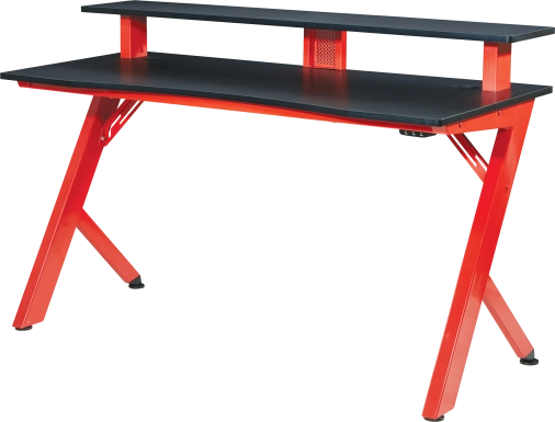 Antinous Red 54 in. PC Gaming Desk