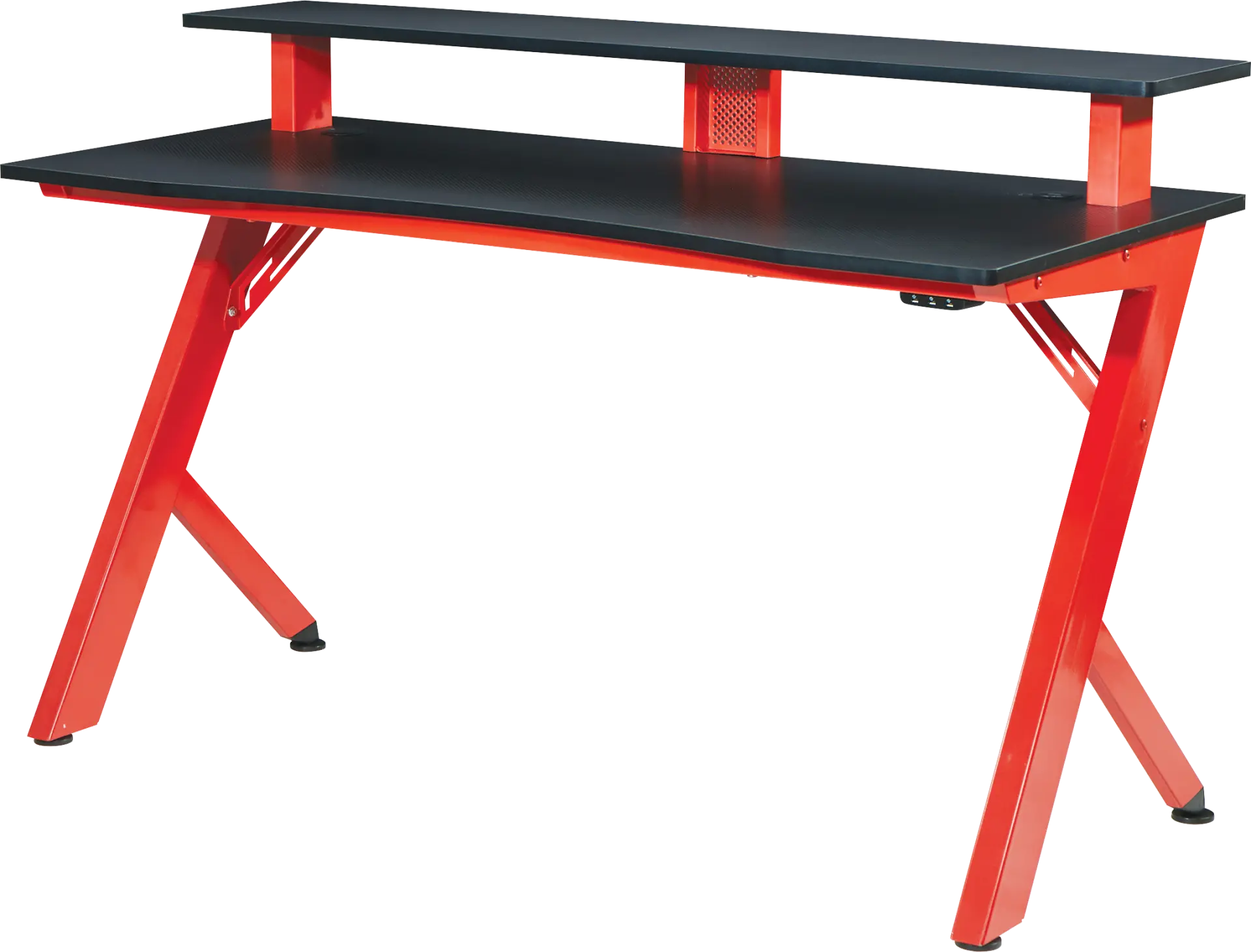 Antinous Red 54 in. PC Gaming Desk