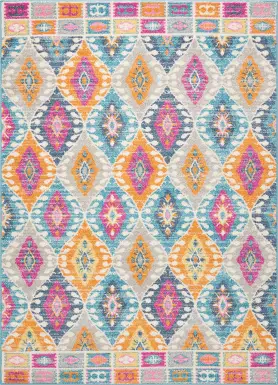 Kids Fascination Blue 5'3 x 7'3 Rug