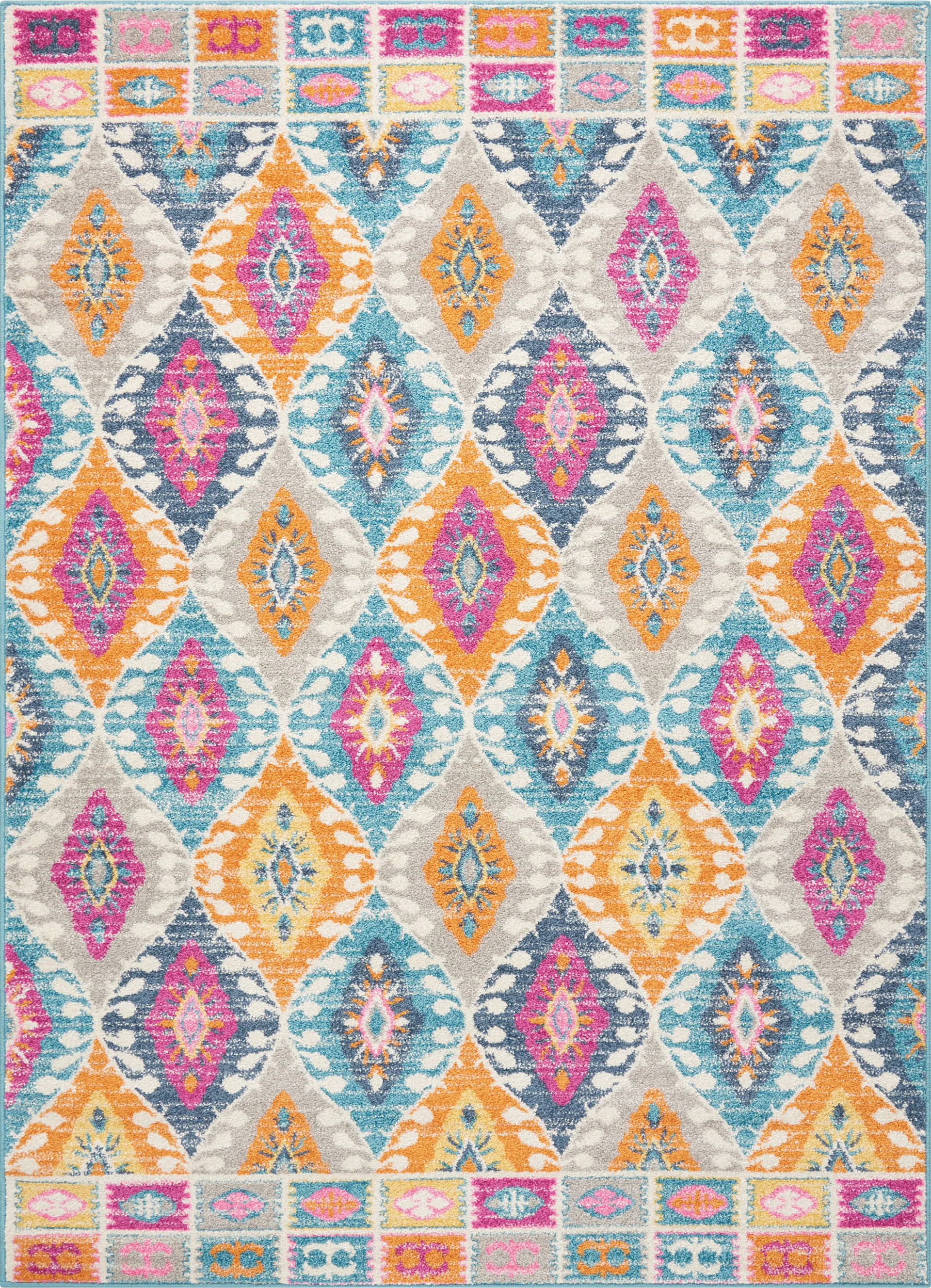 Kids Fascination Blue 5'3 x 7'3 Rug - Image 1