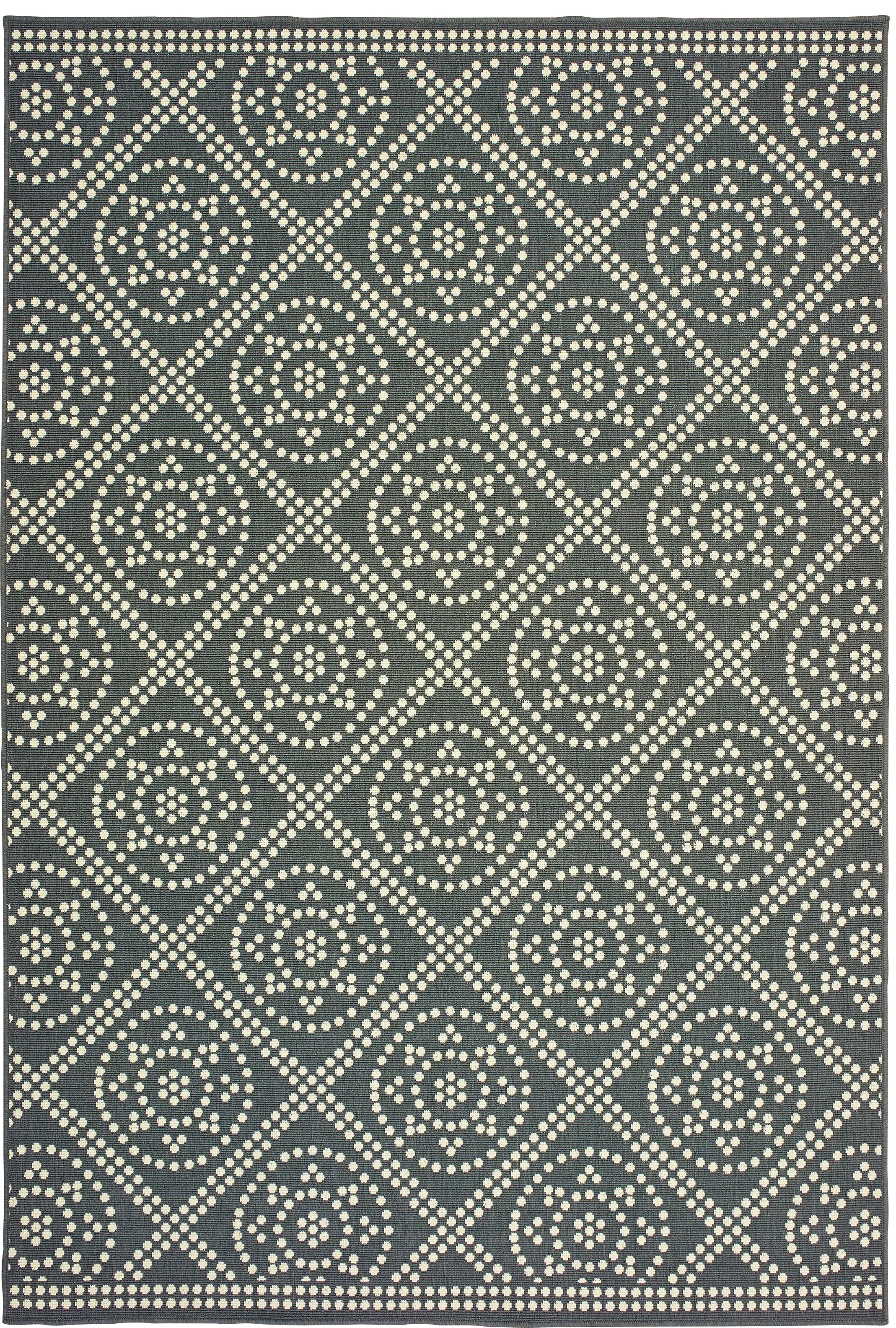 Marlfield Gray 5'3 x 7'6 Indoor/Outdoor Rug - Thumbnail - Image 1