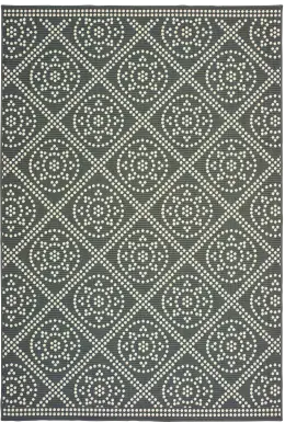 Marlfield Gray 5'3 x 7'6 Indoor/Outdoor Rug