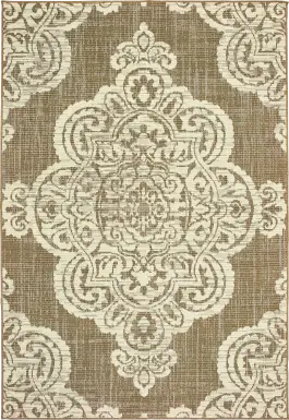 Hamiller Tan 7'10 x 10'10 Indoor/Outdoor Rug