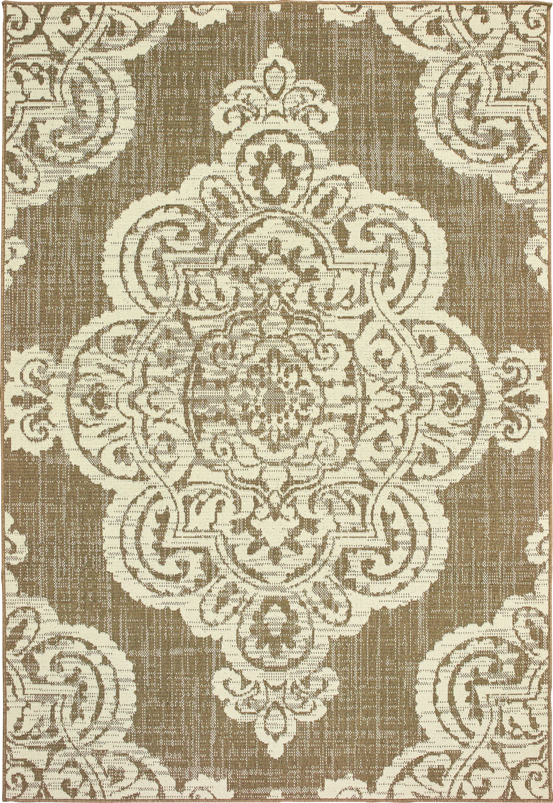 Hamiller Tan 6'7 x 9'6 Indoor/Outdoor Rug