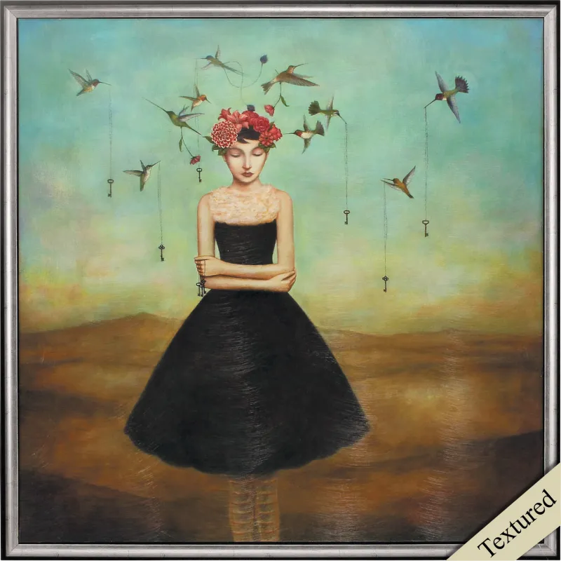 Wistful Moments Blue Artwork
