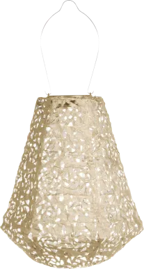 Rose Lace Pearl Outdoor Solar Lantern