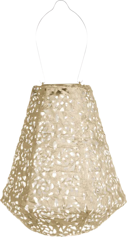Rose Lace Pearl Outdoor Solar Lantern