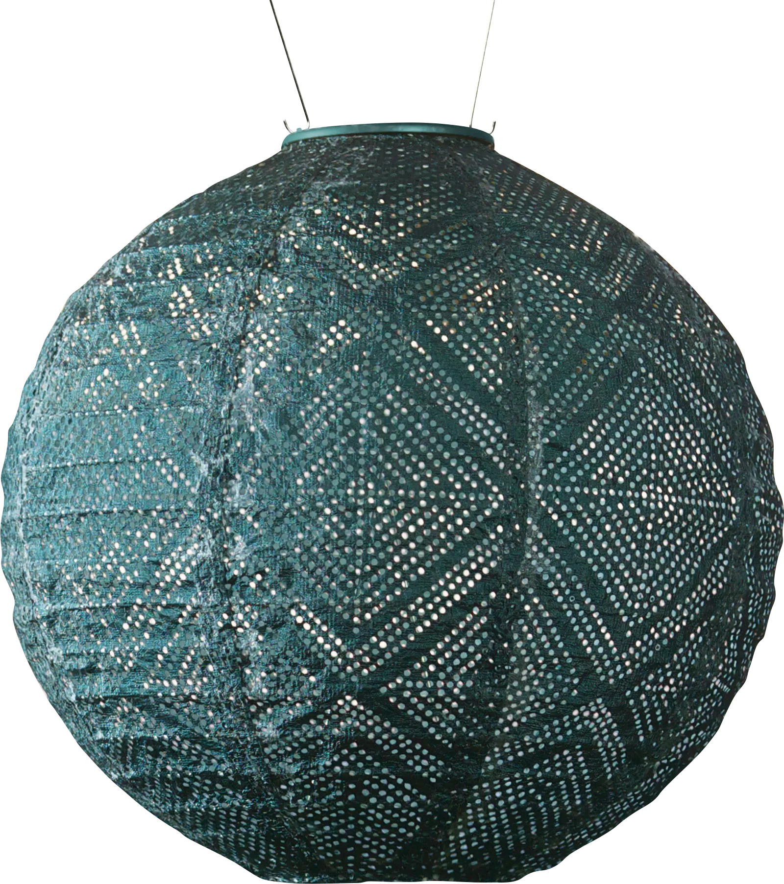 Aliana Ink Outdoor Solar Lantern - Image 1