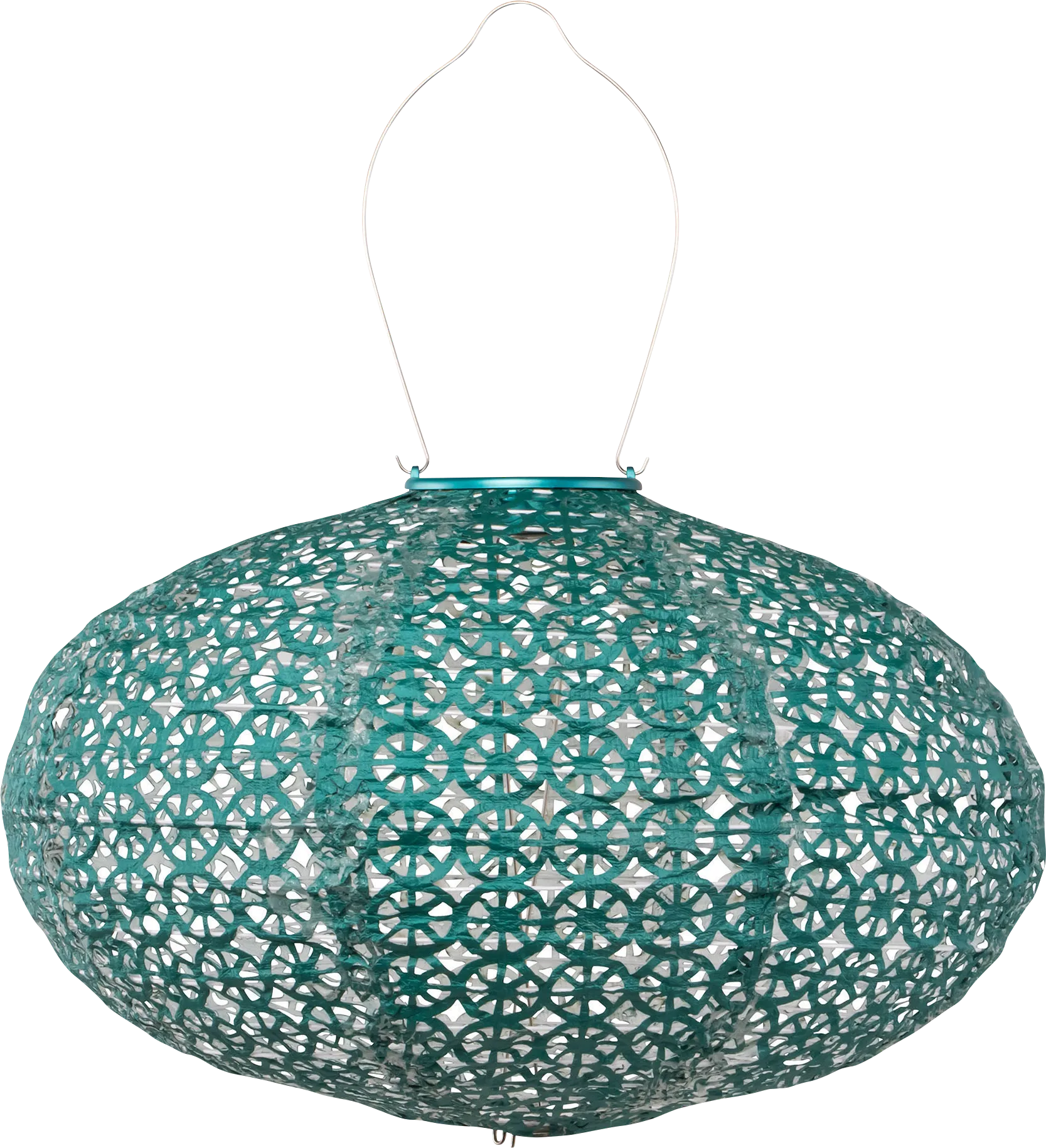 Torchon Emerald Outdoor Solar Lantern - Image 1