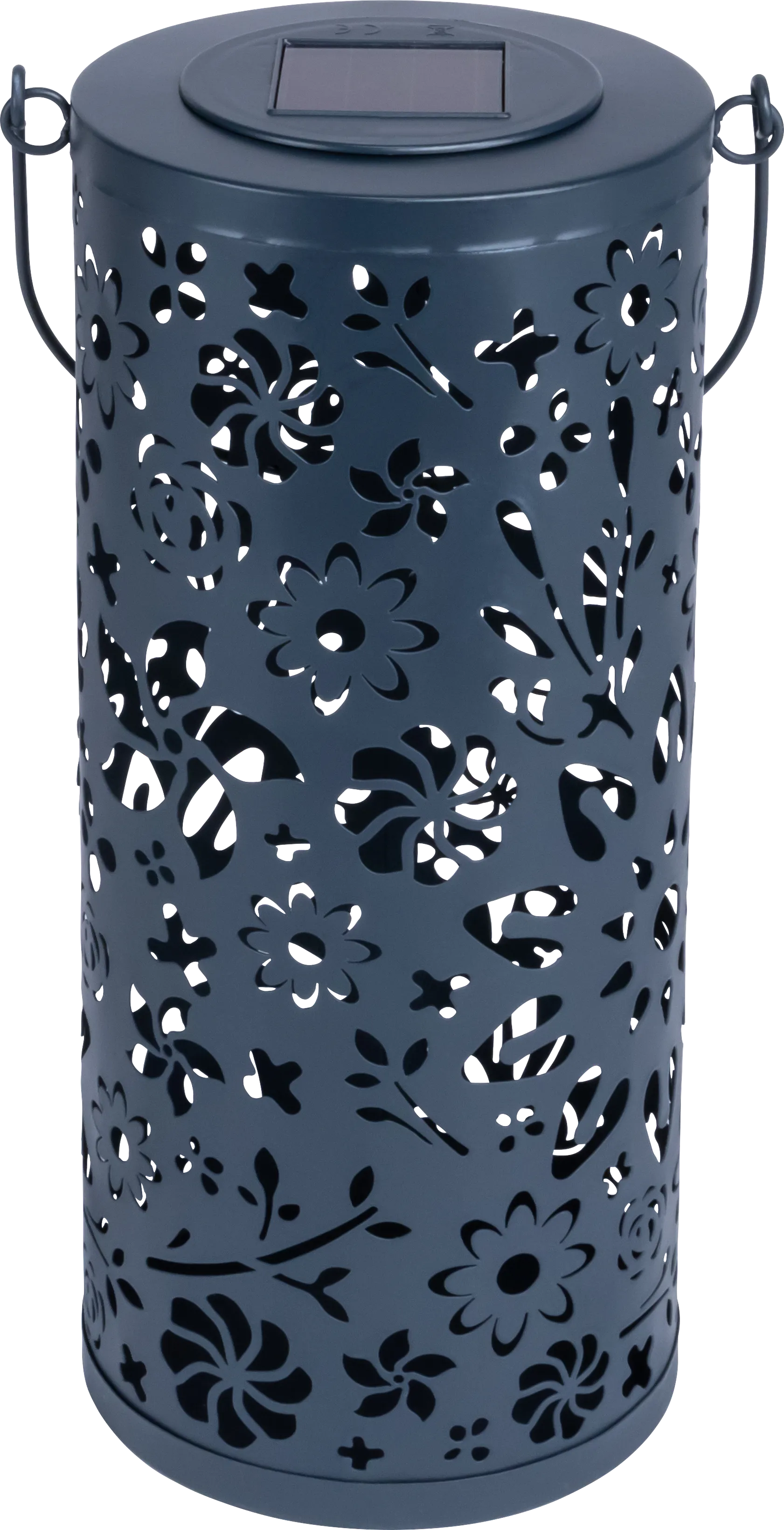 Blossom Hill Midnight Outdoor Solar Lantern - Image 1