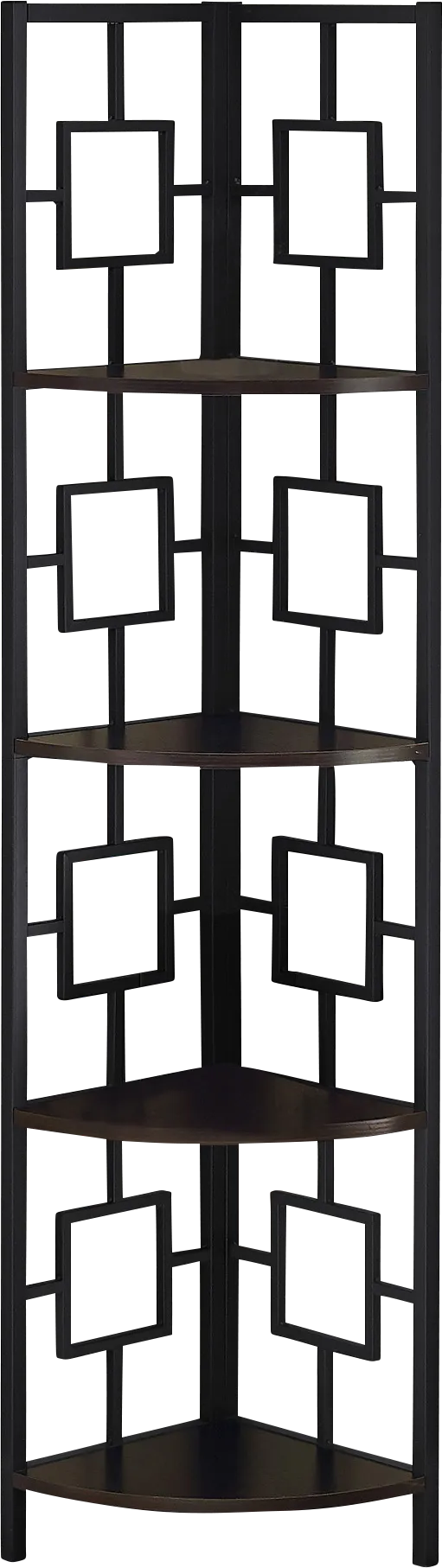 Dorminey Espresso Bookcase - Thumbnail - Image 1