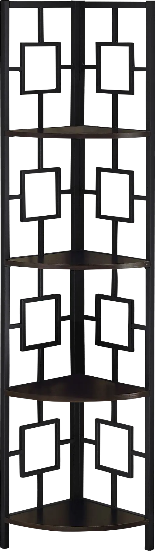 Dorminey Espresso Bookcase