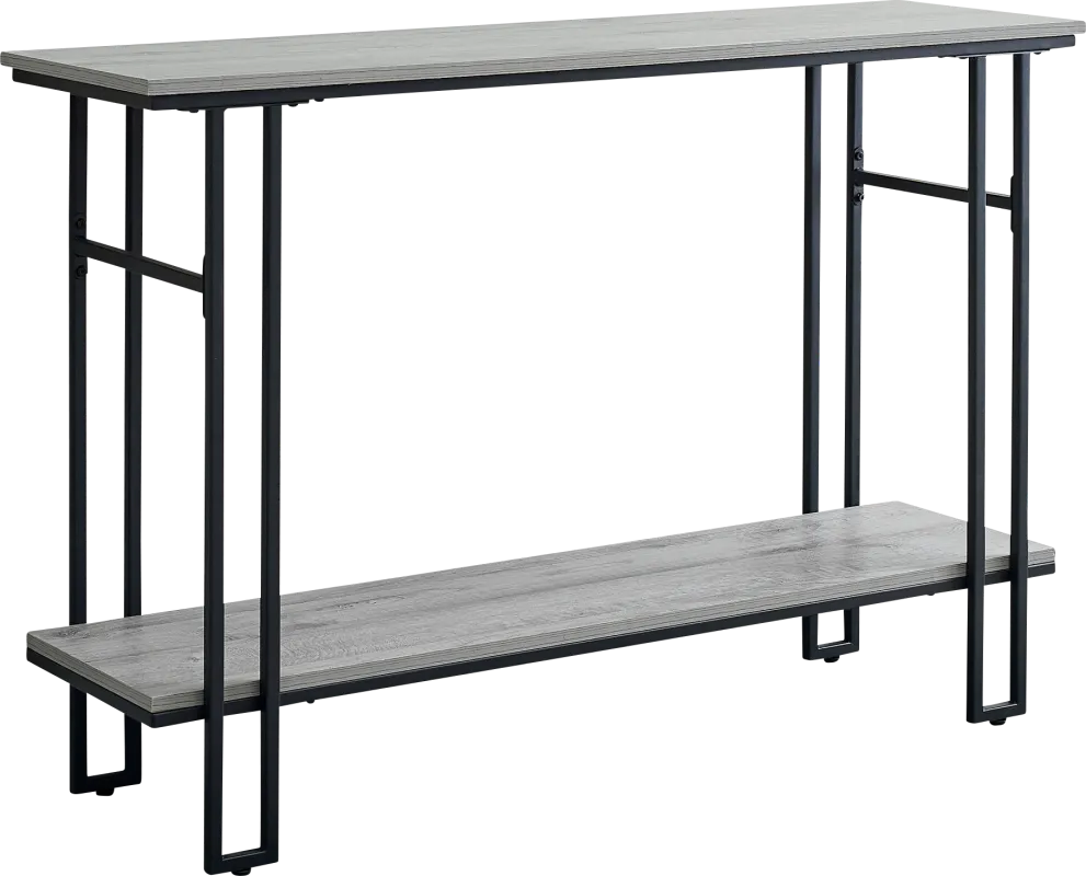 Coalville Gray Console Table