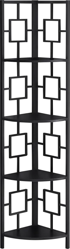 Dorminey Black Bookcase