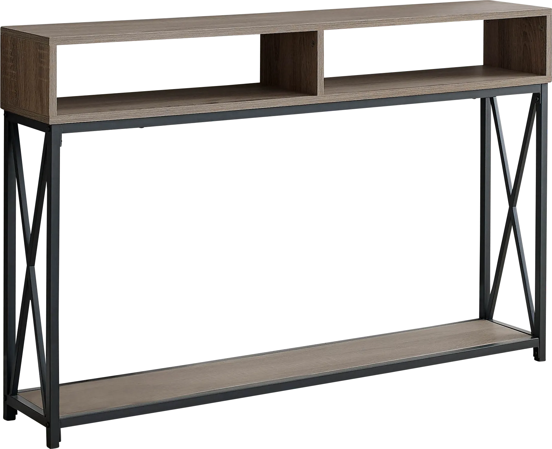 Binghampton Taupe Console Table - Thumbnail - Image 1