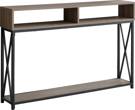 Binghampton Taupe Console Table