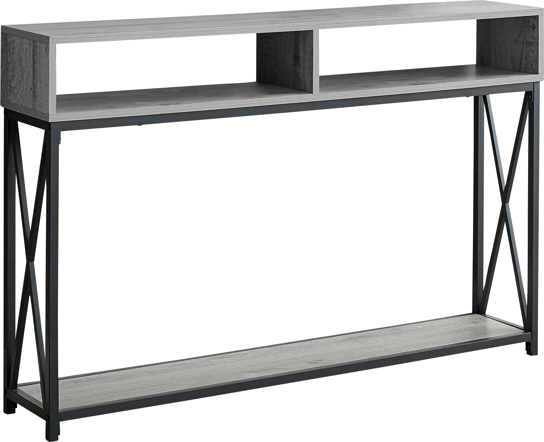 Binghampton Gray Console Table - Thumbnail - Image 1