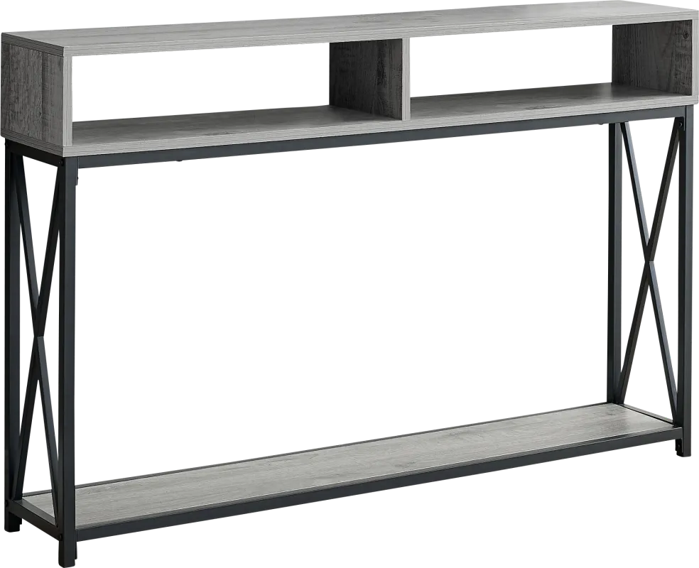 Binghampton Gray Console Table