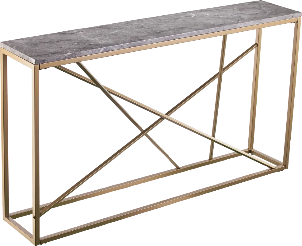 Alderton Gold Console Table