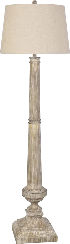 Lucille Loft Brown Floor Lamp