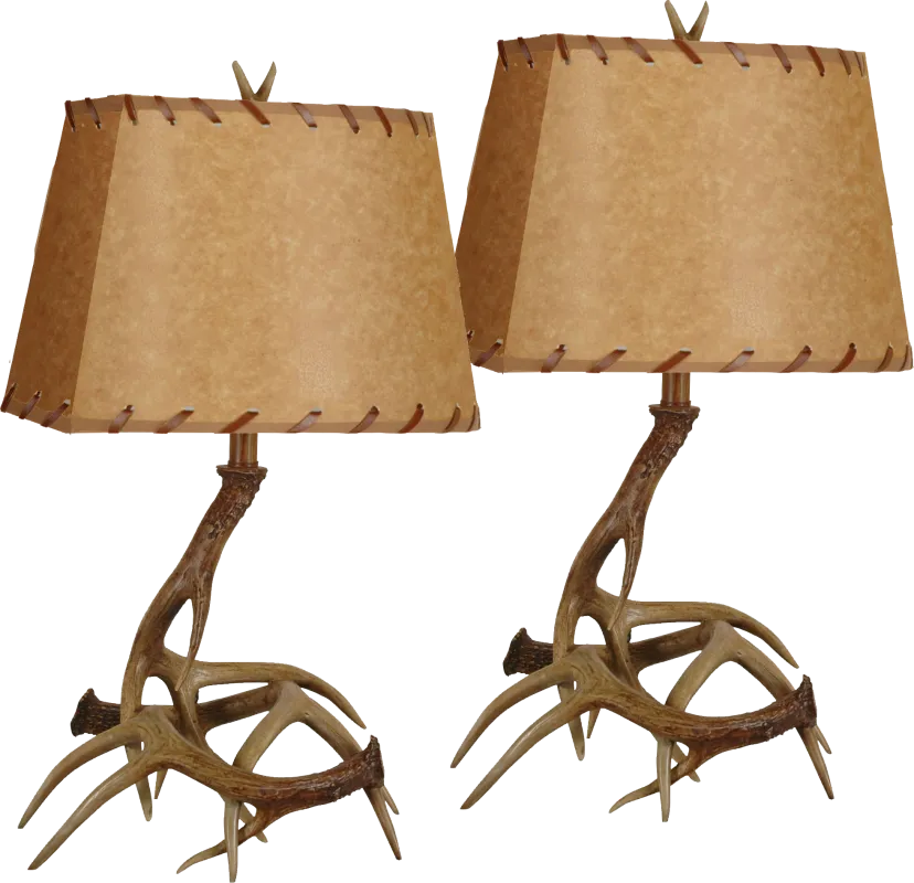 Aster Ridge Brown Table Lamps, Set of 2