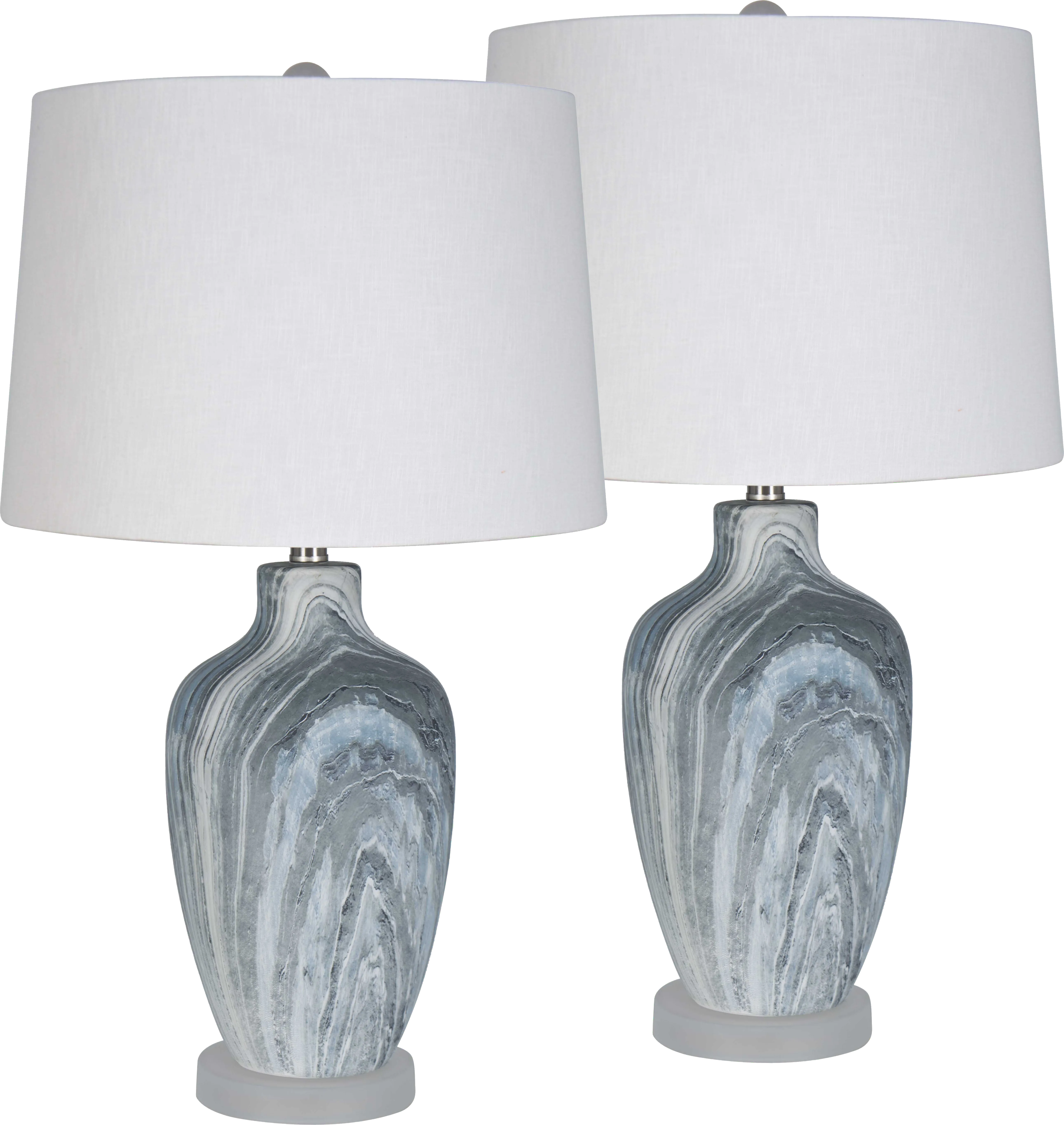 Lavonne Spring Blue Lamp, Set of 2 - Thumbnail - Image 1