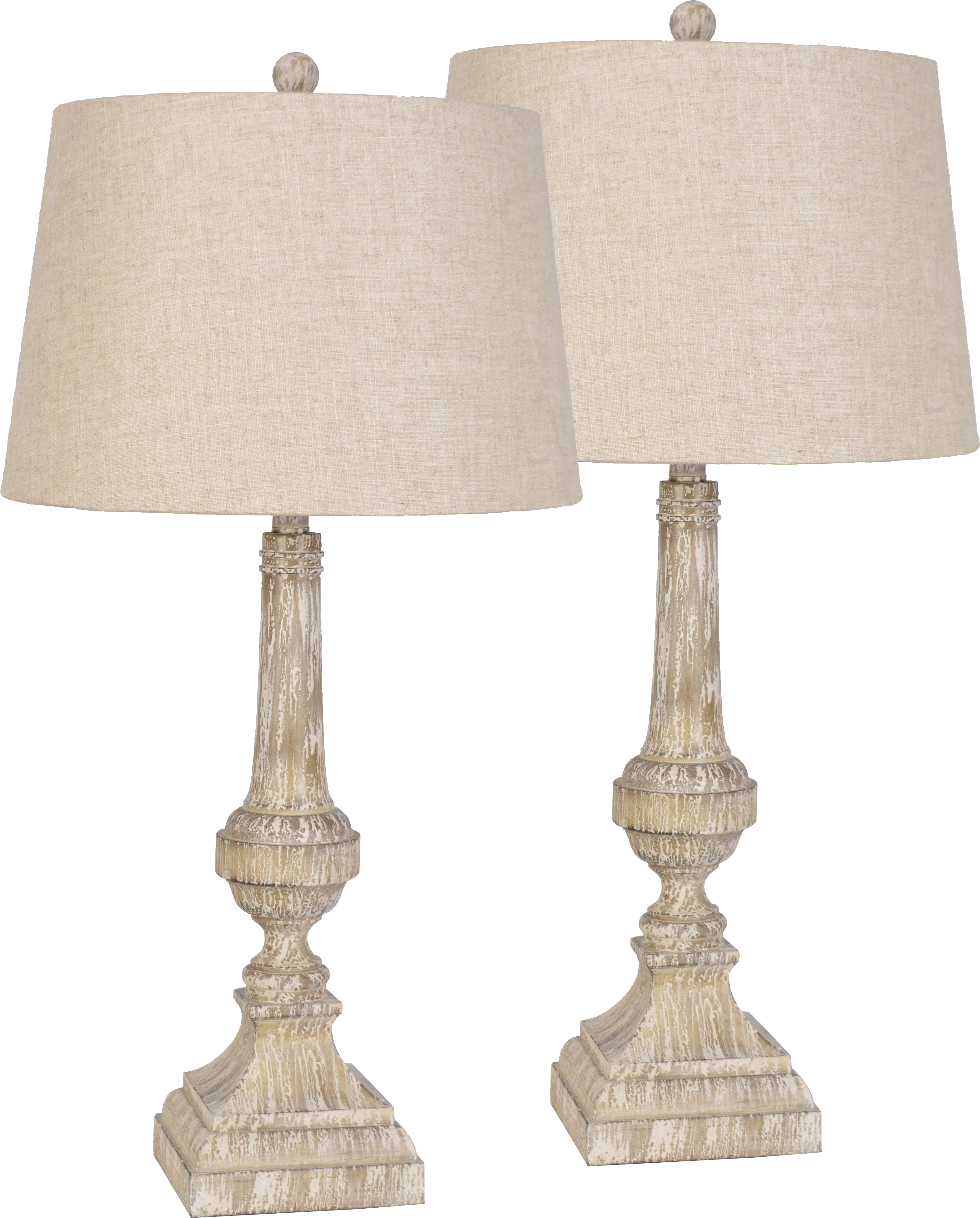 Lucille Loft Brown Set of 2 Lamps