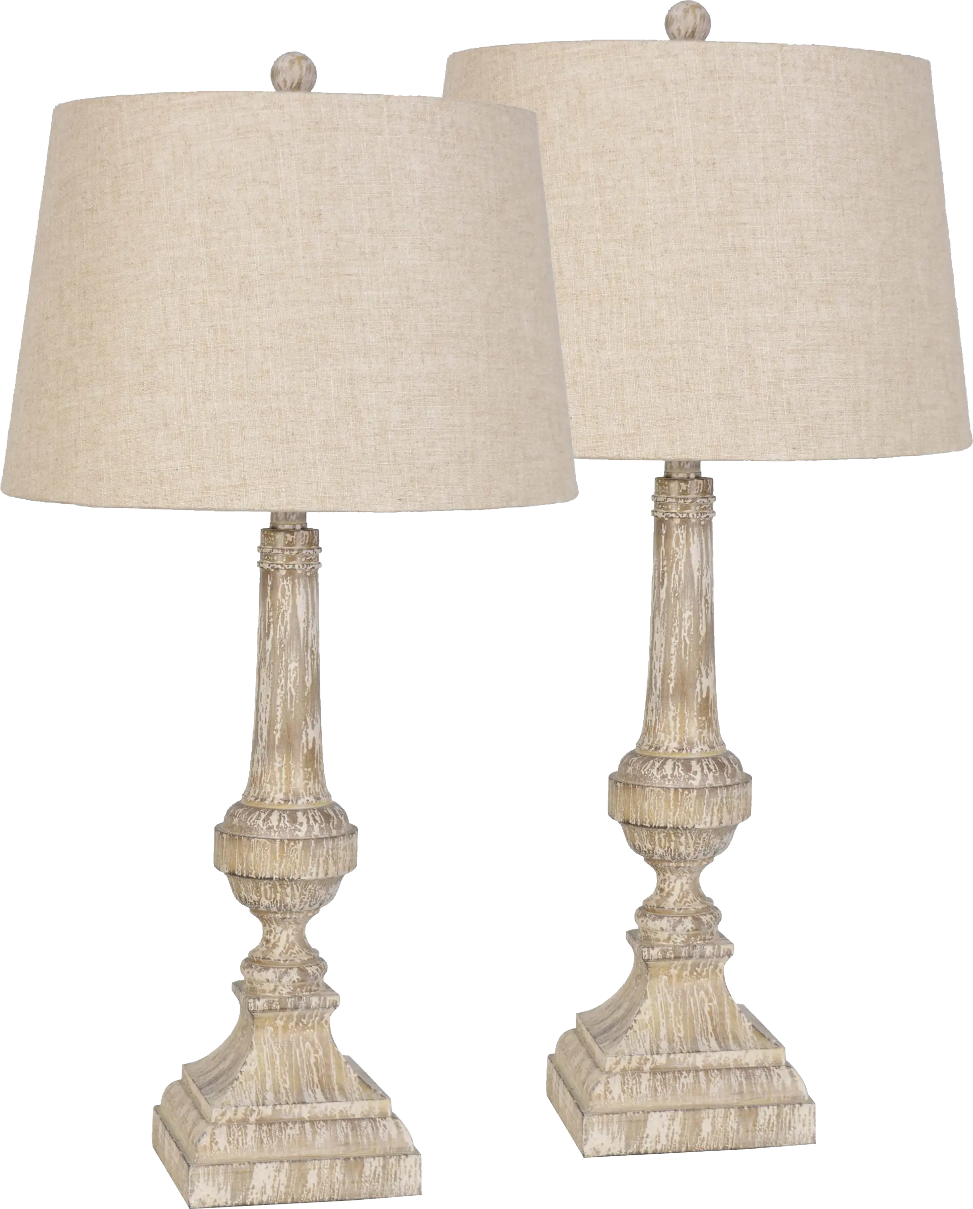 Lucille Loft Brown Set of 2 Lamps