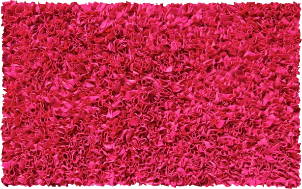 Kids Fuzzy Clouds Raspberry 4'7 x 7'7 Rug