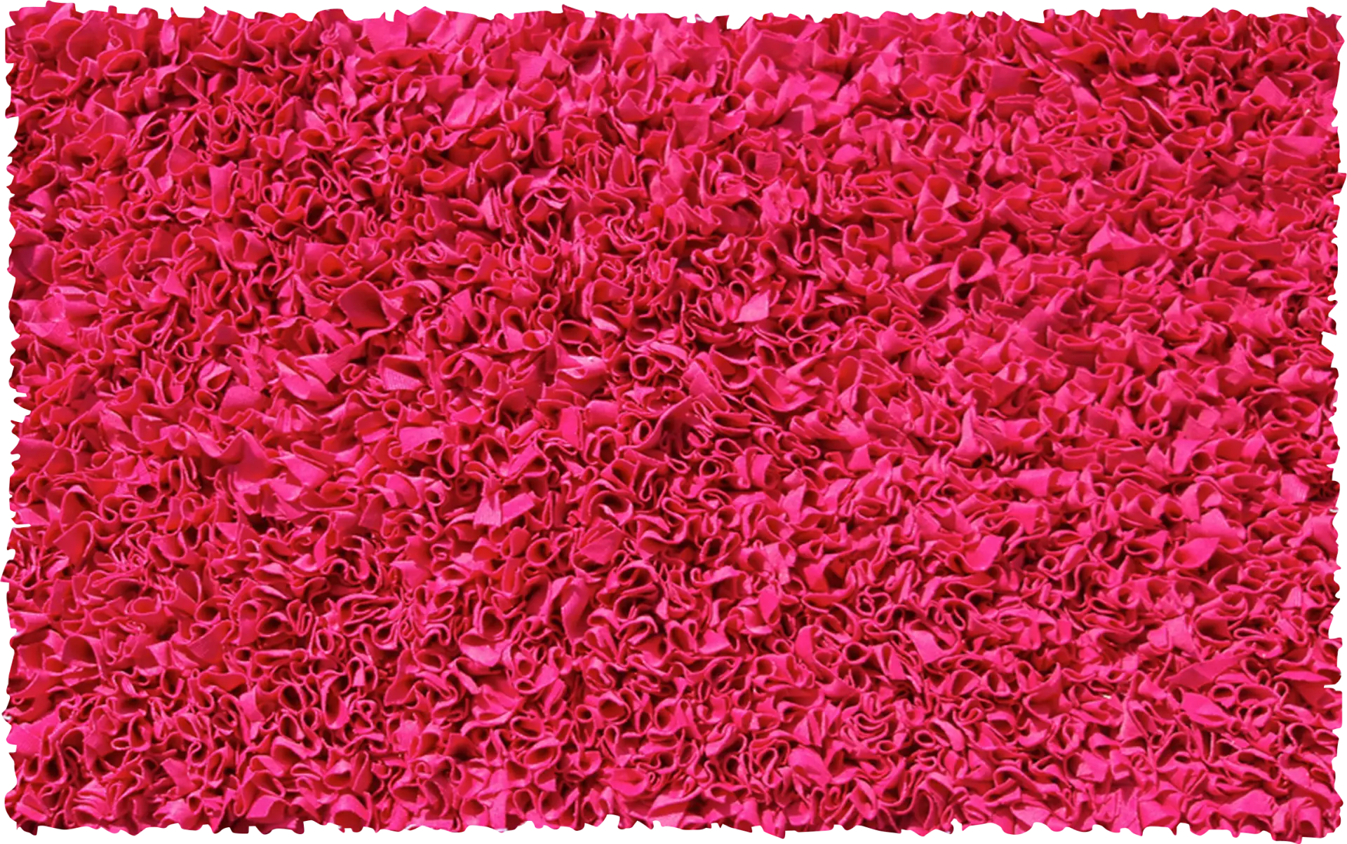 Kids Fuzzy Clouds Raspberry 2'8 x 4'8 Rug