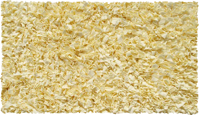 Kids Fuzzy Clouds Yellow 4'7 x 7'7 Rug