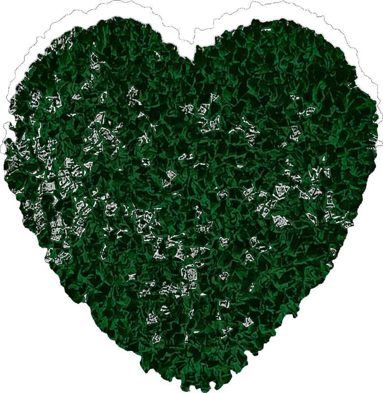 Kids Fluffy Heart Pink 3' x 3' Rug